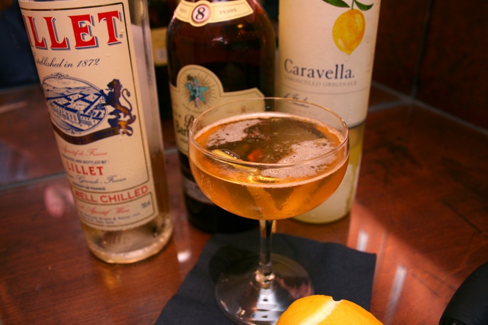How To Host The Holidays, Beyond A Golden Lillet Martini