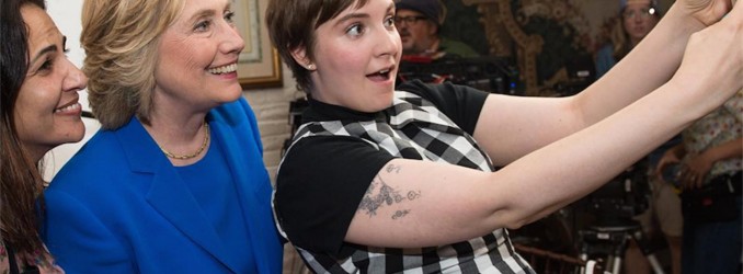 Why Hillary Clinton Keeps Stumping With Lena Dunham