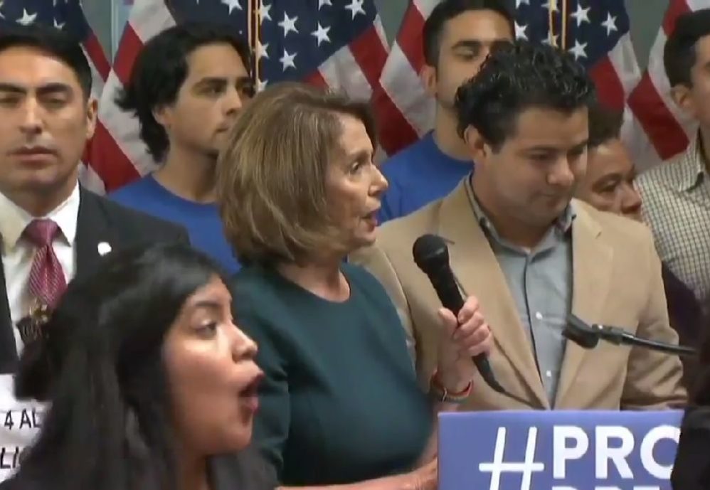 Illegal Immigrants Shout Down Nancy Pelosi At Promotional DREAMer Press Conference