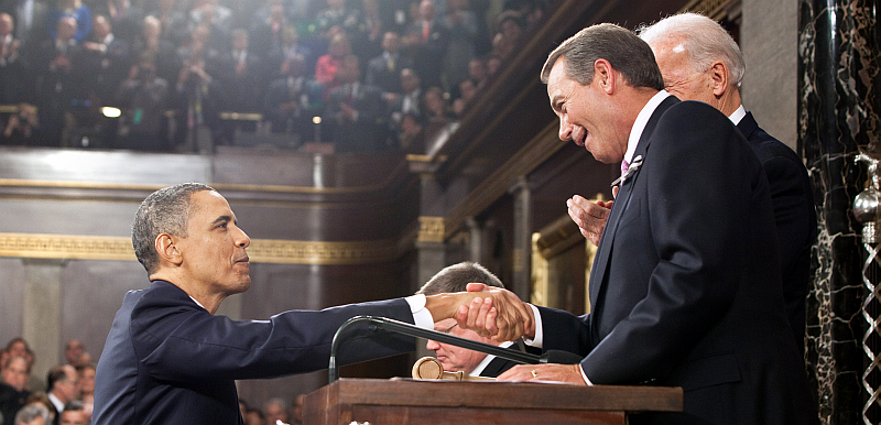 Boehner Obama Handshake - The Federalist