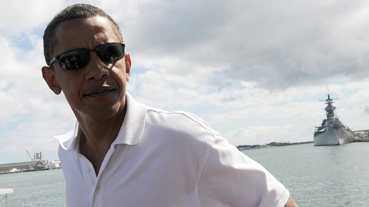 Barack Obama at USS Arizona Memorial