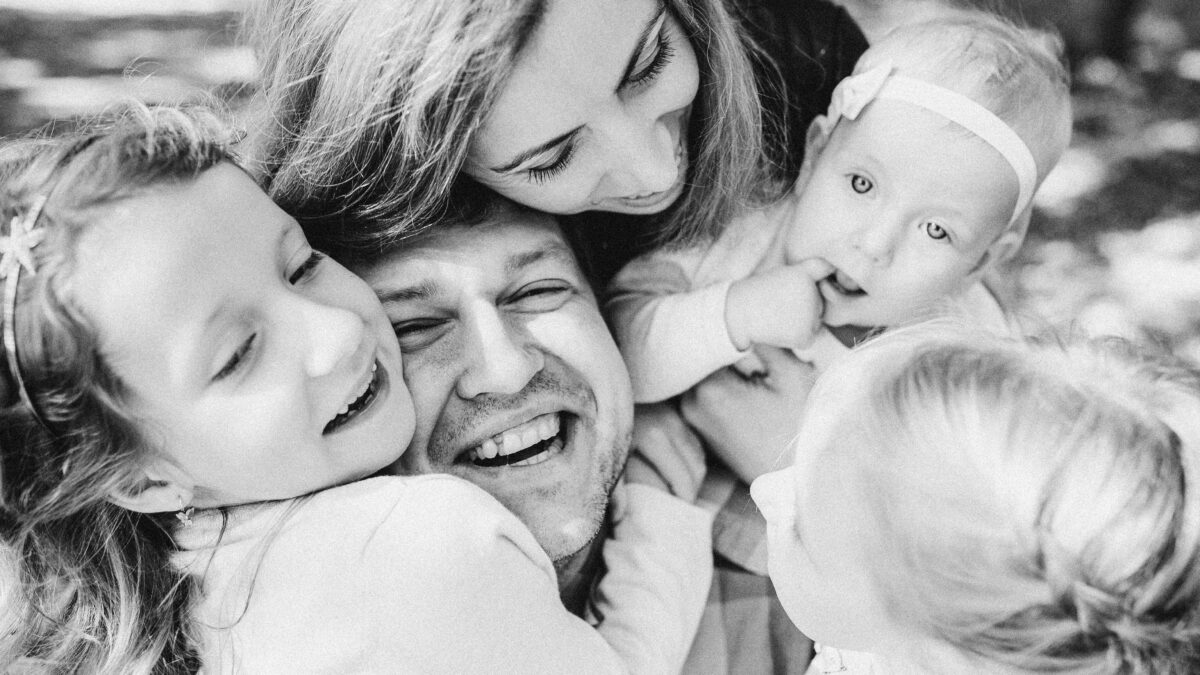 Family with kids