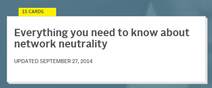 Everything Net Neutrality