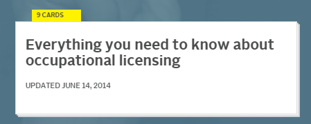 Everything Occupational Licensing