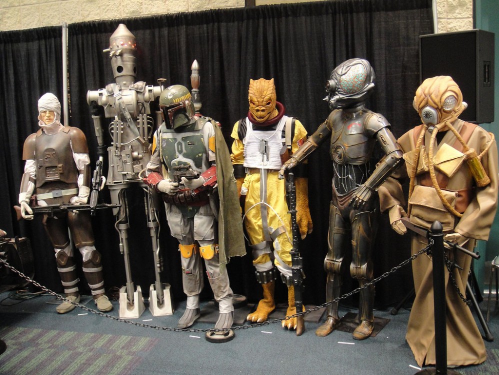 Star Wars Celebration V - 501st room - bounty hunter costumes - The ...