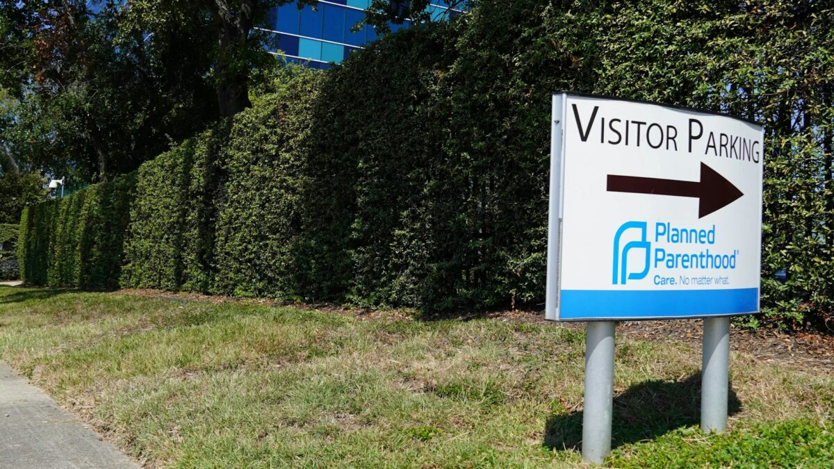 Planned Parenthood sign