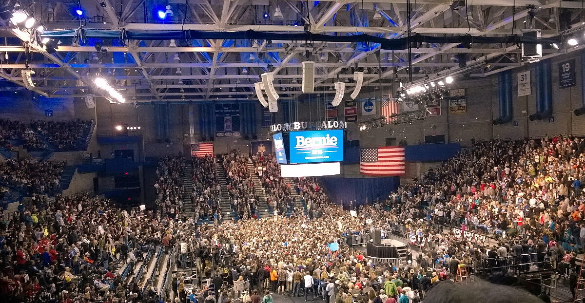 Bernie Sanders rally.