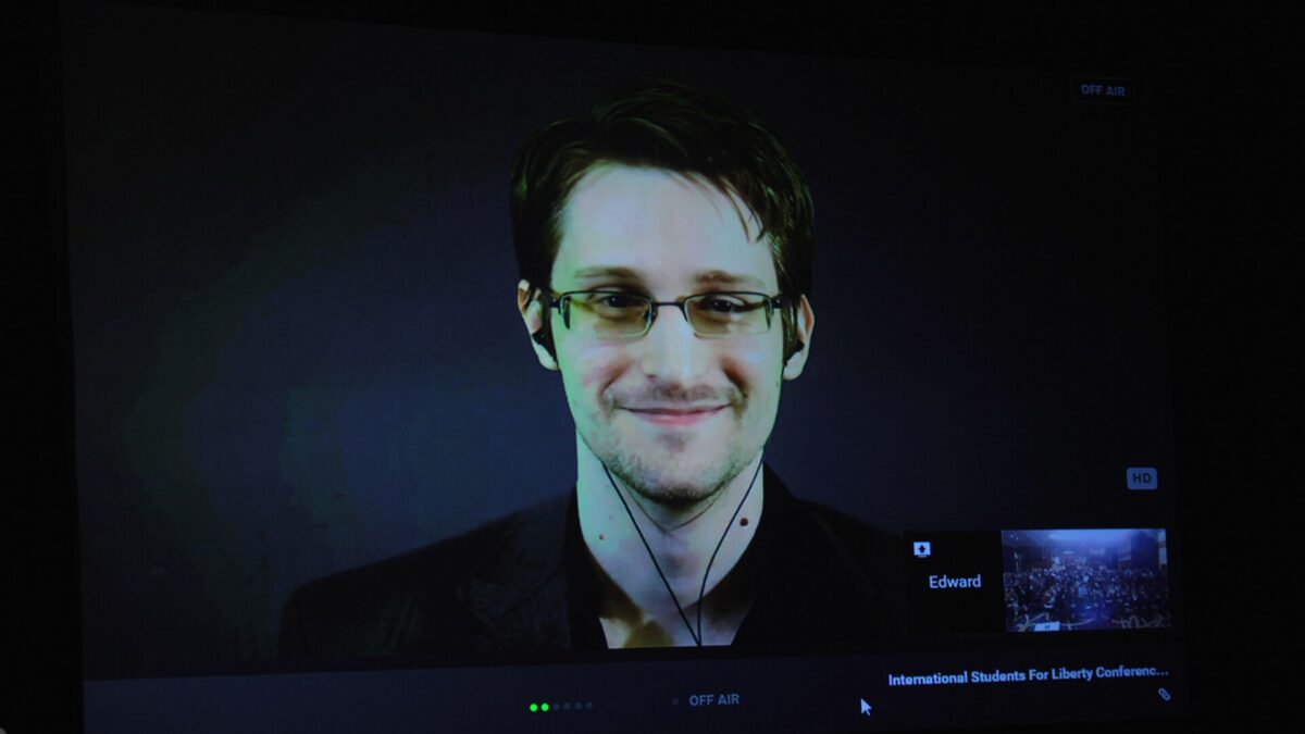 Edward Snowden.