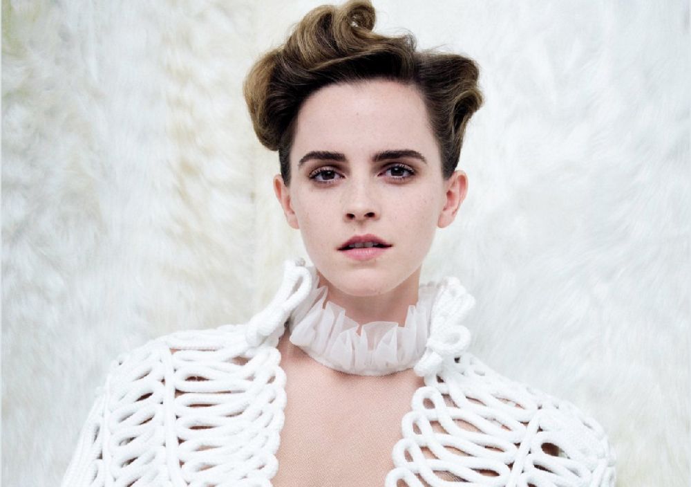 1000px x 704px - Feminists Catfight Over Emma Watson's Skimpy Vanity Fair Cover