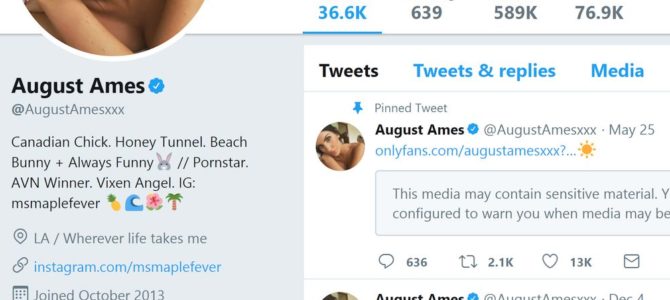 August Porn Star - August Ames Commits Suicide After Refusing Partner Who Had Gay Sex