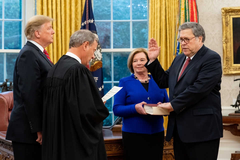 Attorney General Bill Barr Will Be Targeted By House Democrats For No Particular Reason
