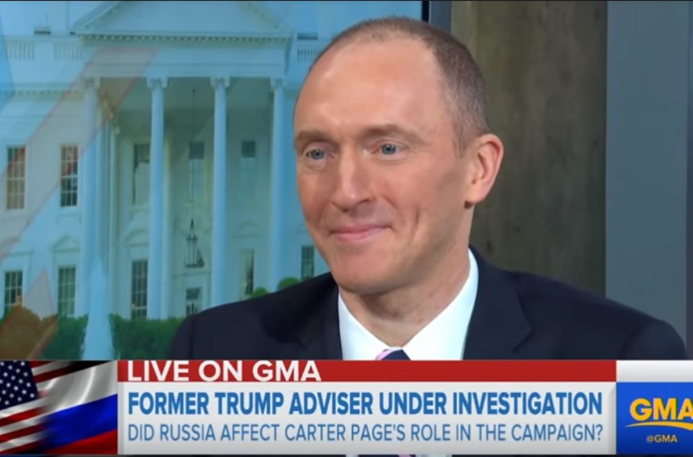 Image result for Carter Page: Obama’s FBI, DOJ May Have Spied On Trump Admin – The Federalist