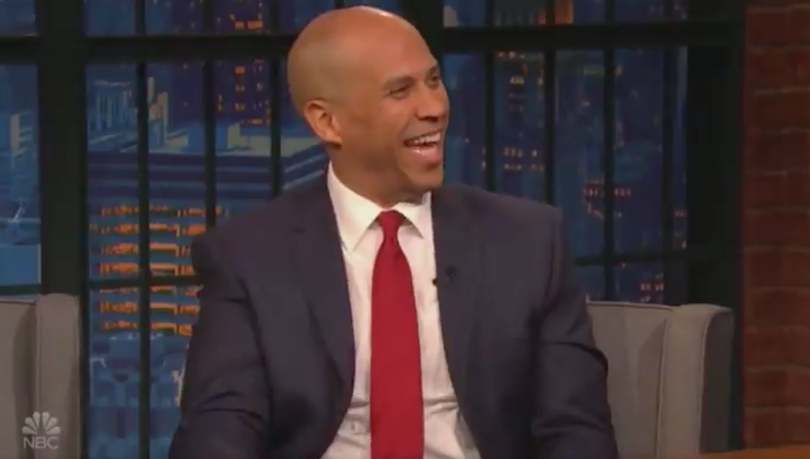 Cory Booker Blames His Testosterone For Wanting To Punch Trump