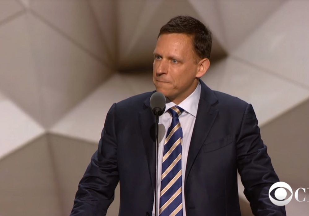 Peter Thiel Calls For Google To Be Investigated For Treason