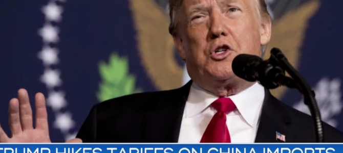 Donald Trump talks tariffs with China