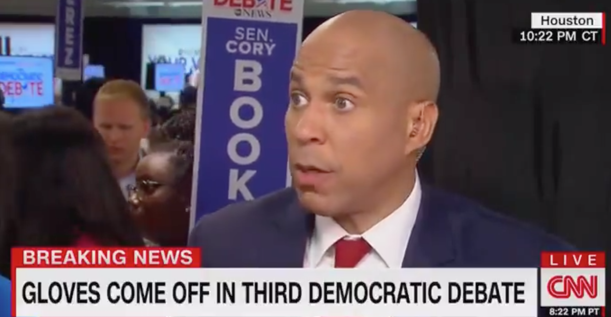 In Post-Debate Special On CNN, Cory Booker Disses Joe Biden