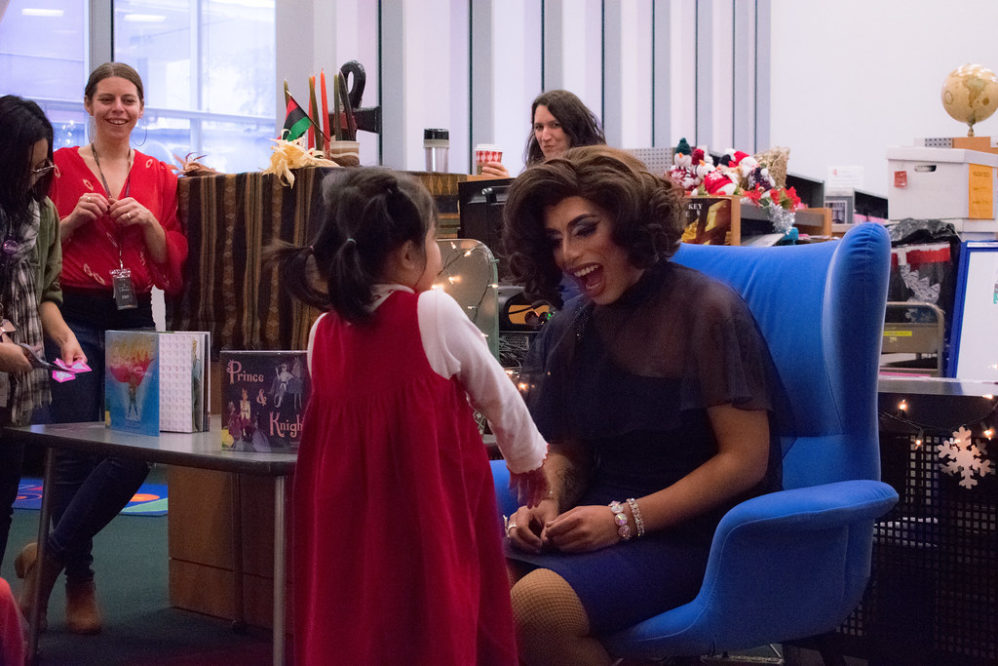 College Dorm Hosts Drag Queens To Read And Dance With Children