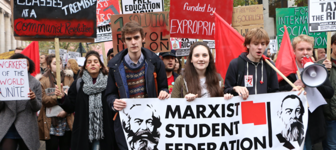socialism student protest