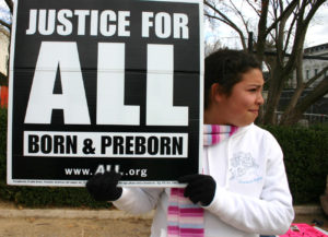 abortion pro-life sign