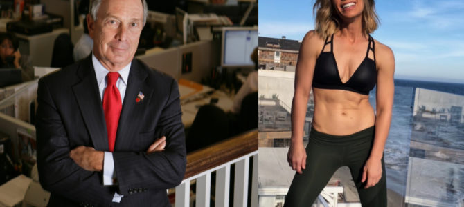 Mike Bloomberg and Jillian Michaels
