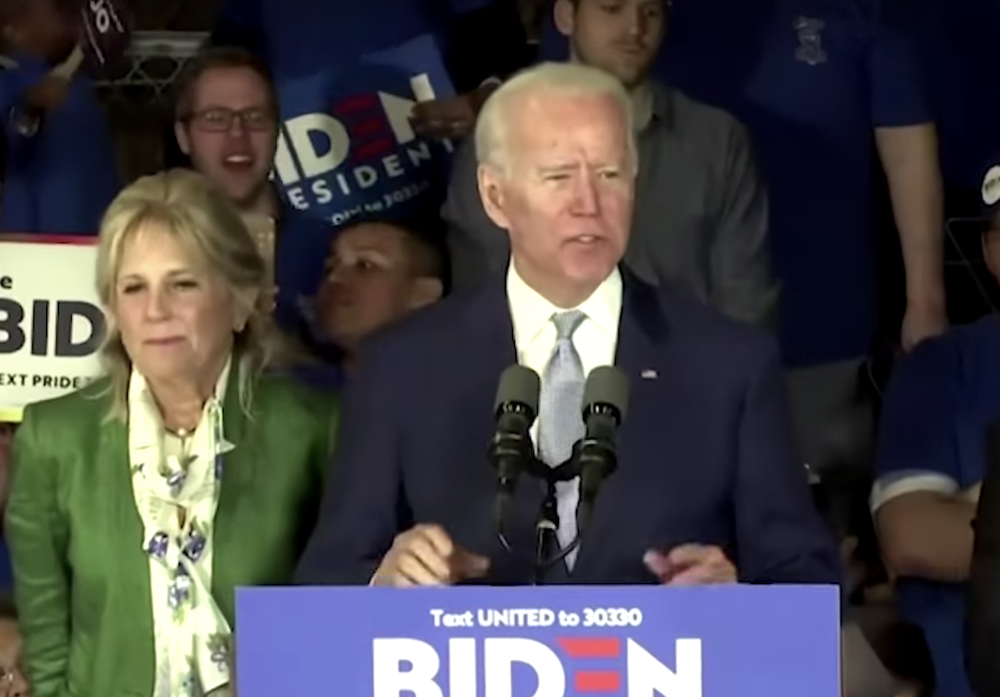 Joe Biden Confuses Wife And Sister On Super Tuesday Stage