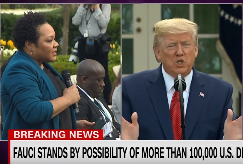 Media Reaction To Yamiche Alcindor Dustup With Trump Shows Why Their Approval Ratings Are Low