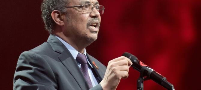 intolerance from China Tedros WHO