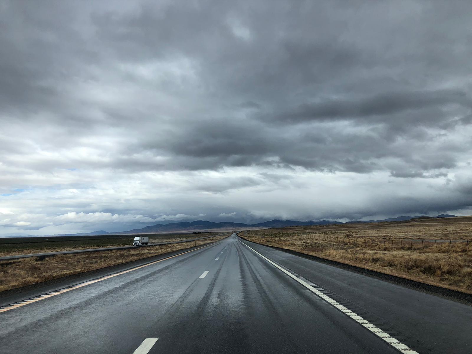 The Nevada desert highway. Martin Avila.