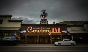 Million Dollar Cowboy Bar in Jackson, Wyoming. Martin Avila.