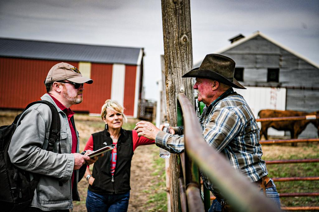 Allen Etzkorn, 62, runs the ranch. Kathie Bartlett's husband grew up with him. Martin Avila.
