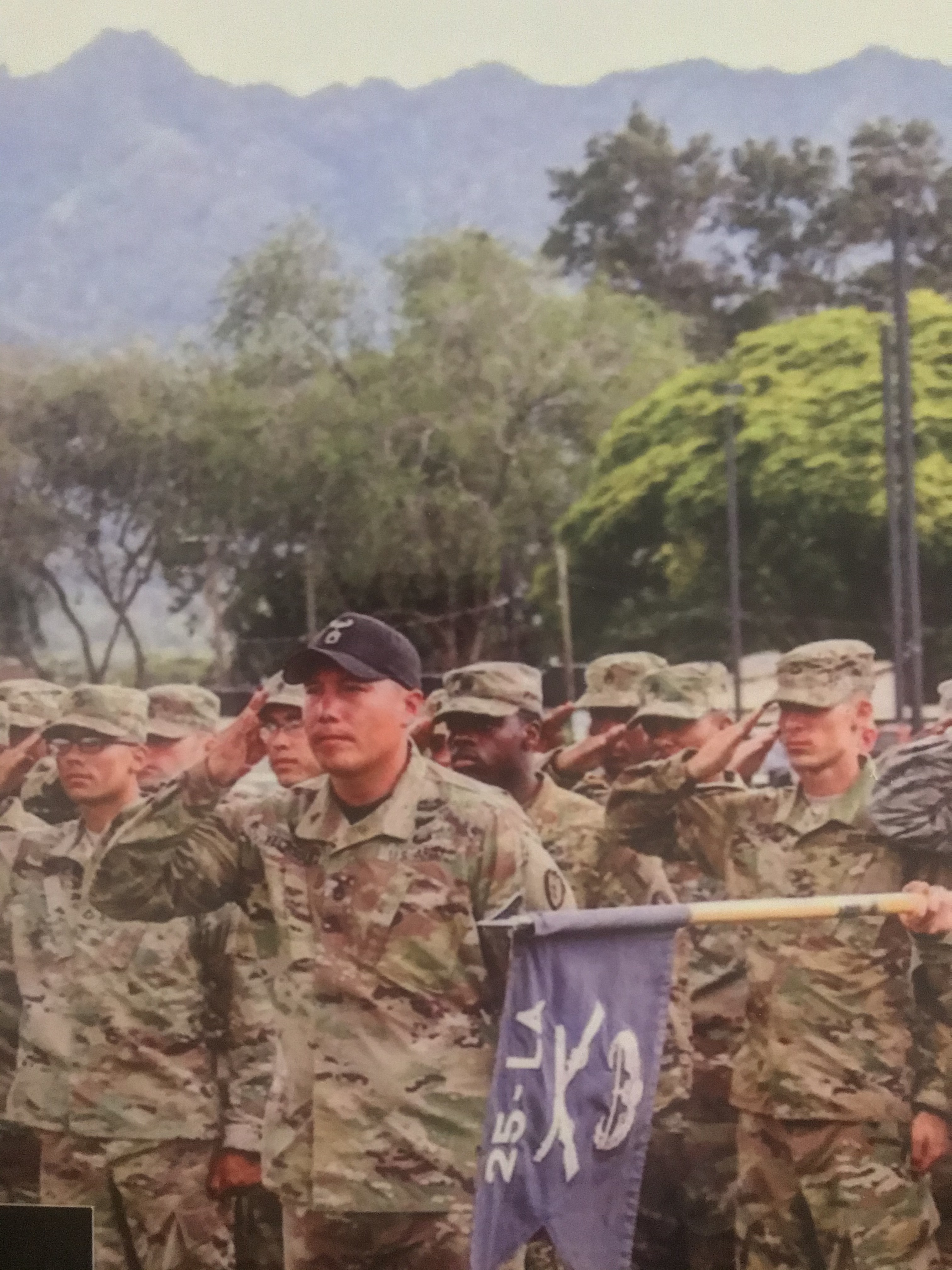 Joseph Velasquez when he was branch chief of Lightning Academy and Air Assault School in Hawaii. Photo courtesy of Phillip Velasquez.