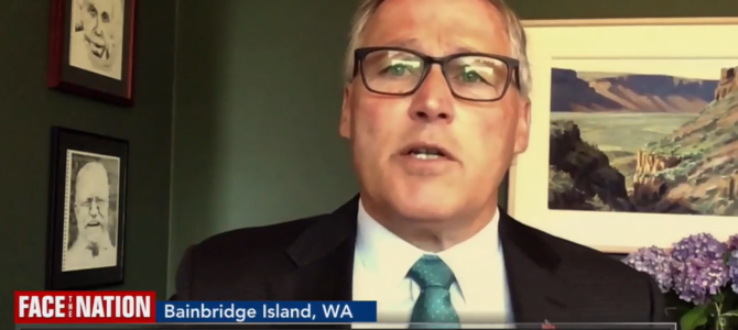 No CHAZ question for Jay Inslee