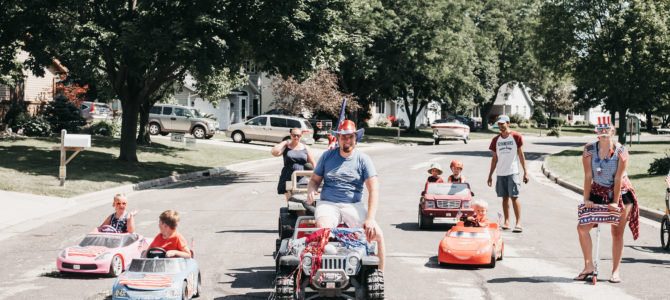 Power Wheels parade Fourth of July