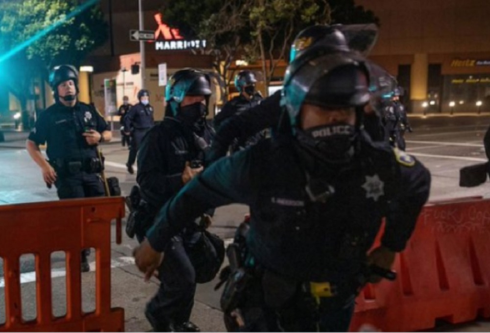 Ap, Abc News On Violent Riot: 'peaceful Demonstration Intensified'