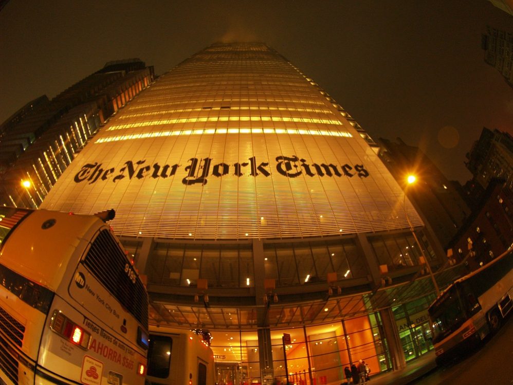 The New York Times Is Now Officially Chinese Communist Propaganda
