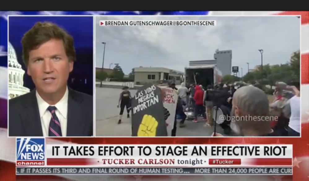 Tucker Carlson Names The Rich CEOs Funding Supplies, Bail For Louisville Rioters Screen-Shot-2020-09-24-at-8.18.58-PM-998x585
