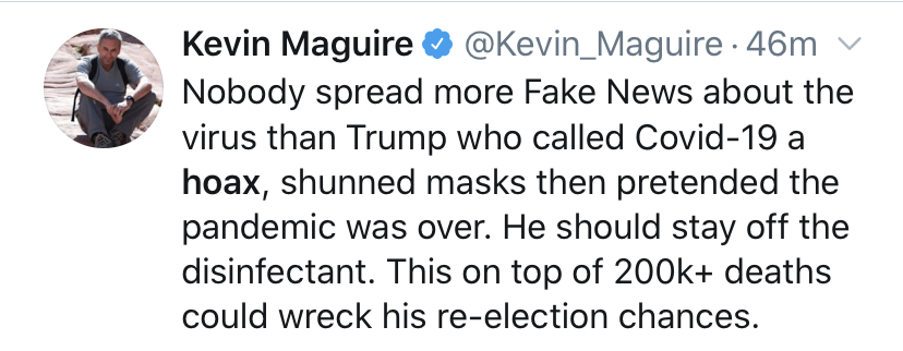 ‘I Hope They Die’: Left-Wingers React To Positive
Coronavirus Diagnosis For Trump, Melania 11