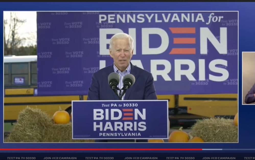 Joe Biden Rambles Incoherently In Pennsylvania Speech Just Days Before Election