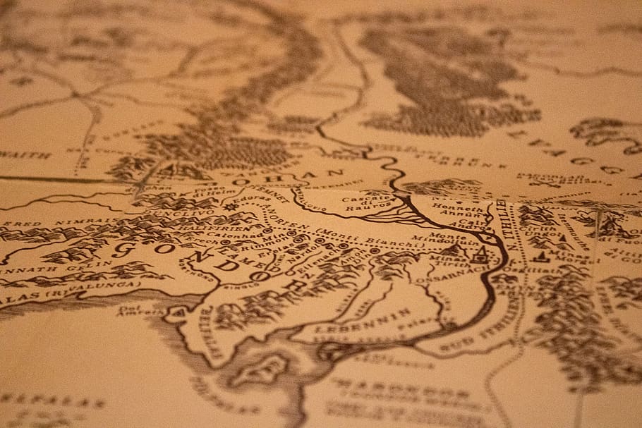 Middle Earth Lord Of The Rings Gondor Map The Federalist