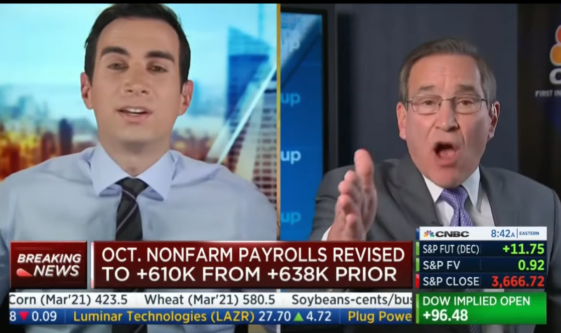 Rick Santelli Demands CNBC Panel Defend Big Box Stores Opening While ...