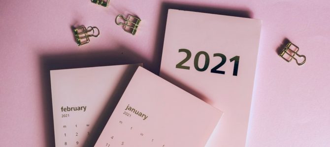 2020 calendar flip