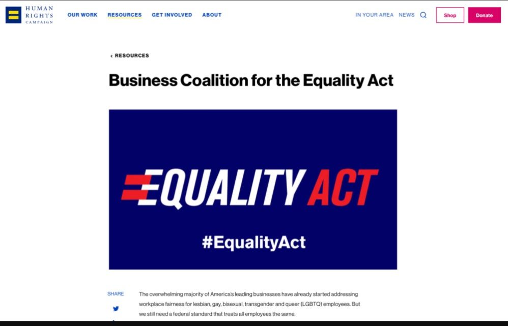 Big Business Sides With Leftists In Pushing Highly Destructive ‘Equality Act’