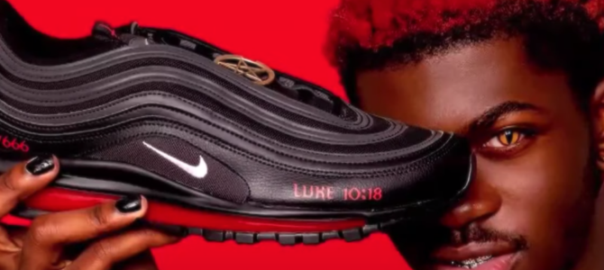 Lil Nas X Satan shoes