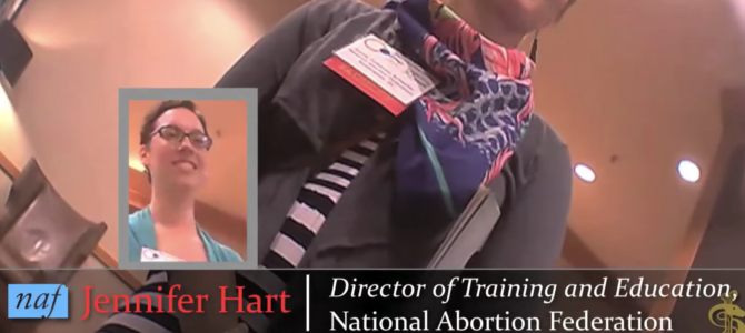 abortion undercover trade show video
