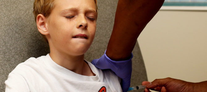 Kid Getting Vaccines