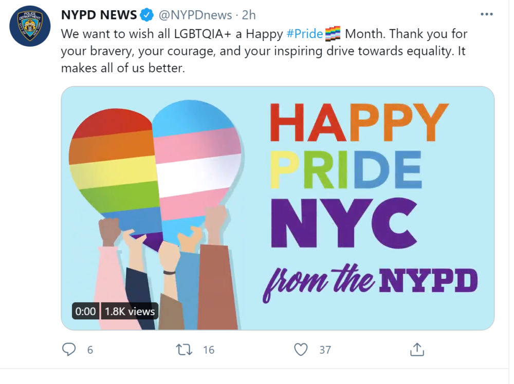 NYPD pride