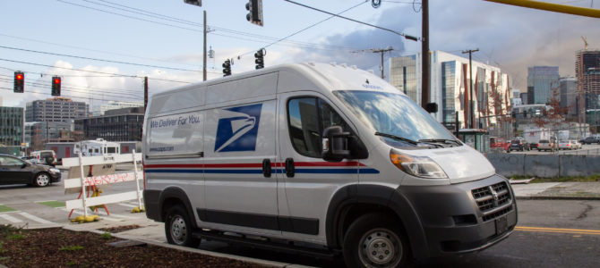 USPS postal truck