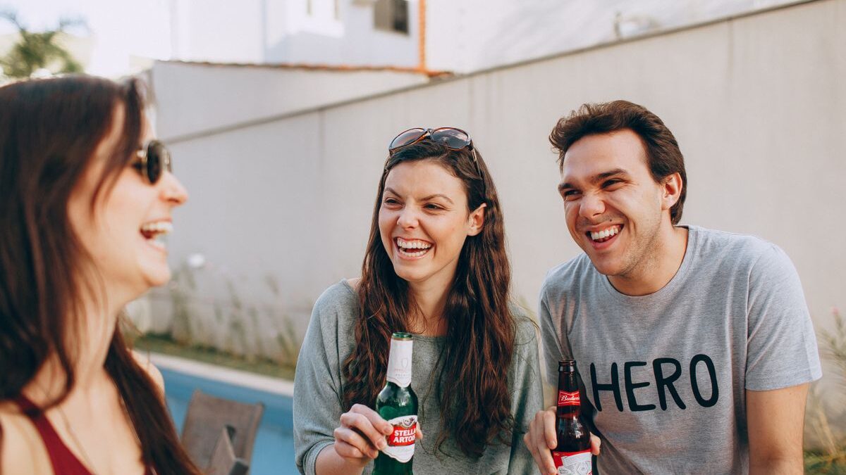 People laughing