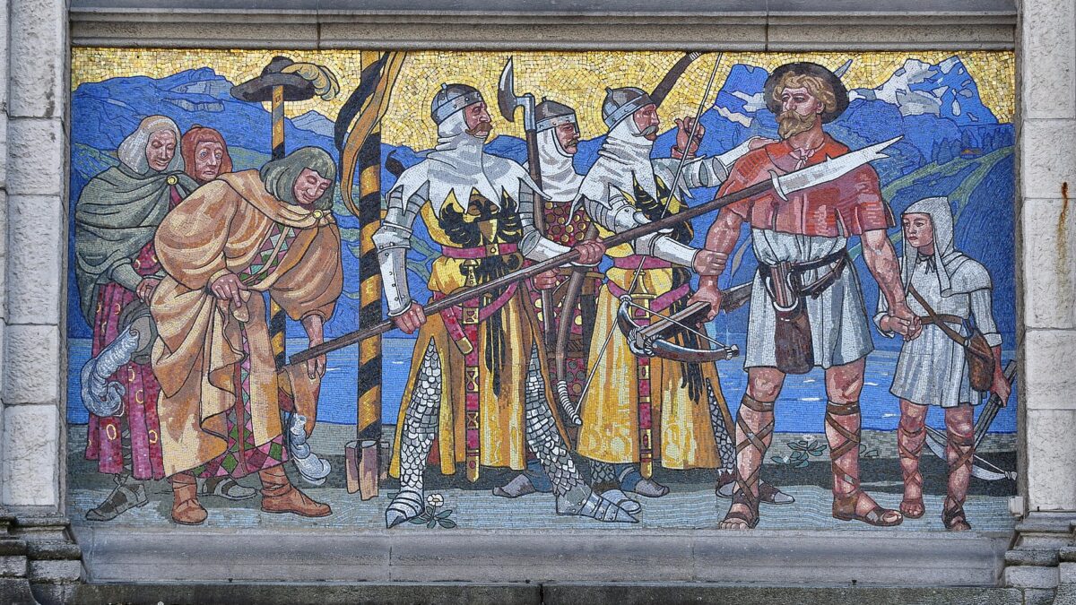 Mosaic of William Tell