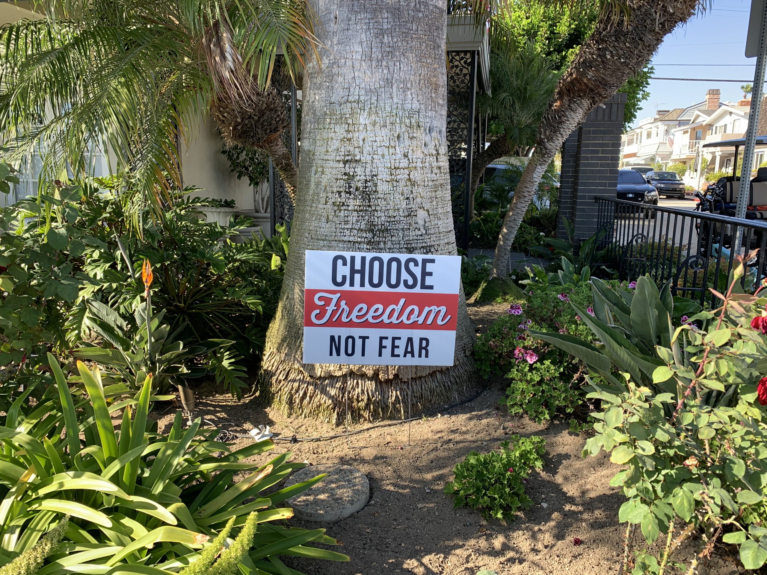 Sign in Newport Beach, California